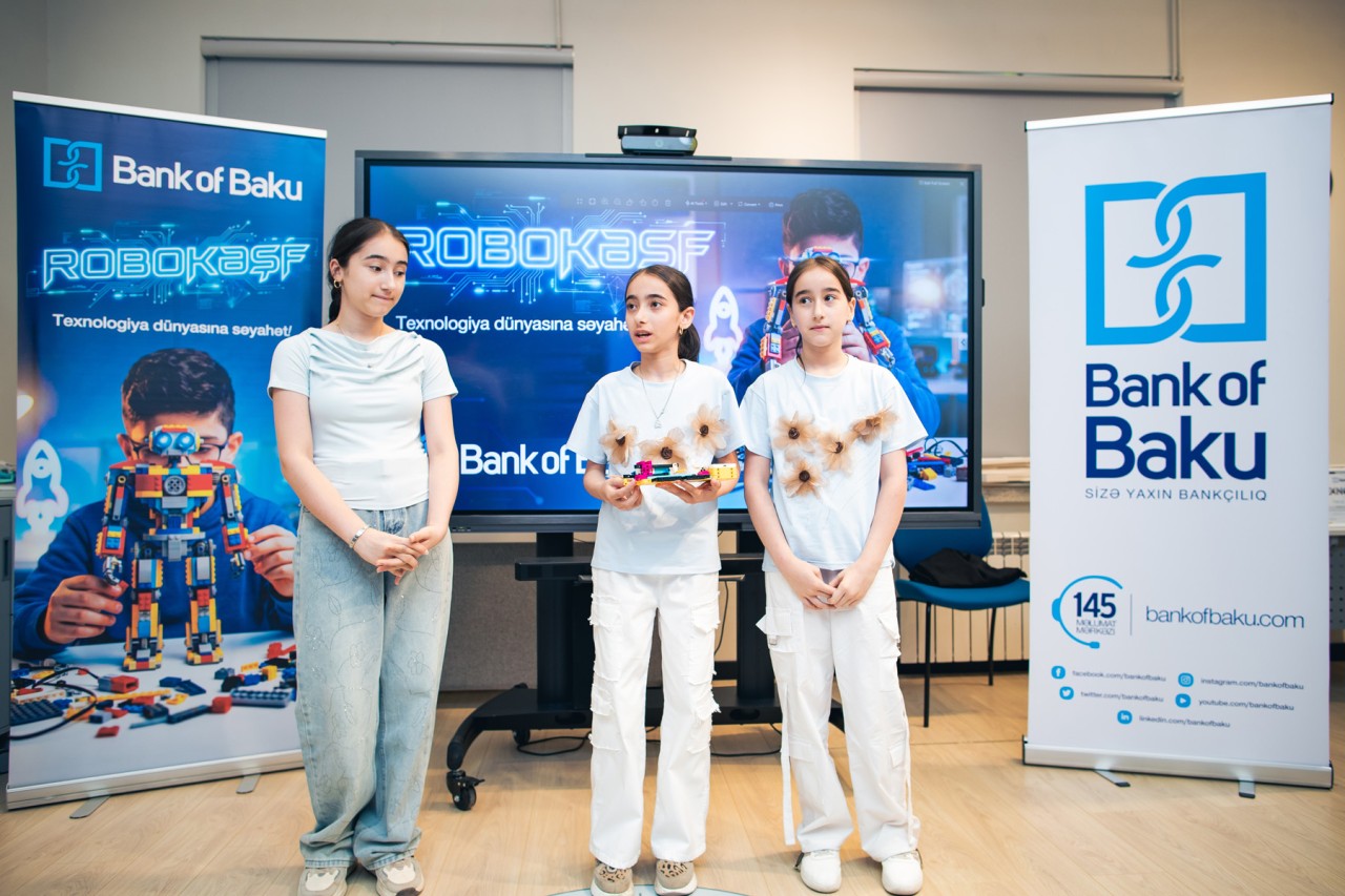 "Bank of Baku"dan şəhid və qazi övladları üçün “RoboKəşf” təşəbbüsü - FOTOLAR